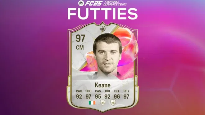 FC 25 Roy Keane FUTTIES SBC card
